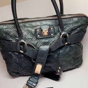 Marc Jacobs Metallic Teal shoulder bag